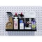 Triton Products 18 In. W x 6-1/2 In. D Black Epoxy Coated Steel Shelf for LocBoard 56186-BLK - alternate 4